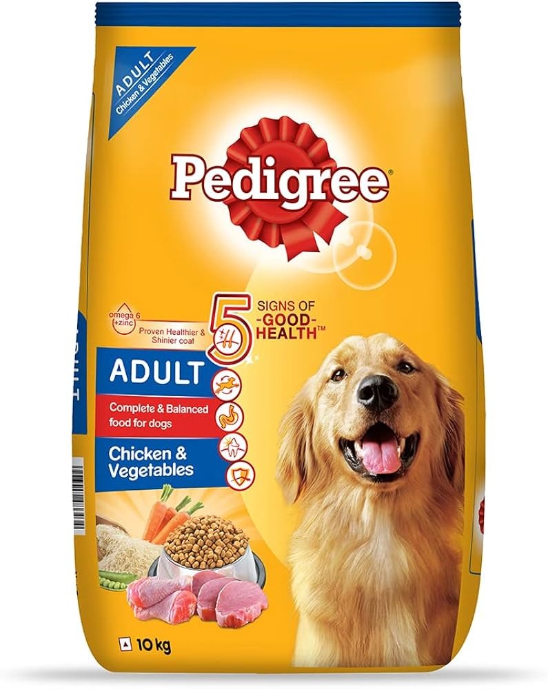 Pedigree Adult Dry Dog Food Chicken, Egg & Rice